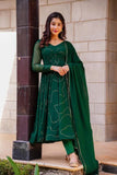 Designer Faux Georgette Anarkali Kurti with Full Sleeves Fully Stitched for Womens 13-SR55 image 2