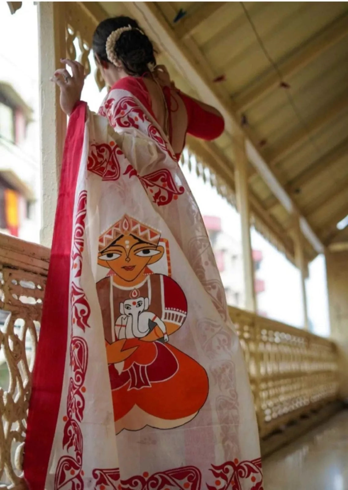 Wedding Wear Banarasi Soft Silk Saree & Blouse image 2