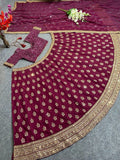 Faux Georgette & 5mm Sequence Embroidery Work Lehenga Choli With Dupatta image 3