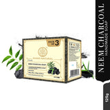 Khadi Natural Herbal Neem Charcoal Soap - Pack of 3 image 2