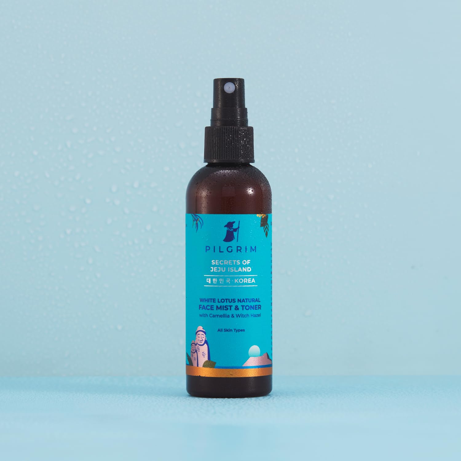 Pilgrim Korean Beauty White Lotus Refreshing Face Mist & Toner - 100 ml image 2