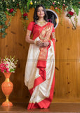 Banarasi Soft Silk Saree With Blouse image 2