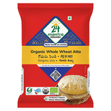 24 Mantra Organic Wholewheat Atta Premium - 1 KG image 2