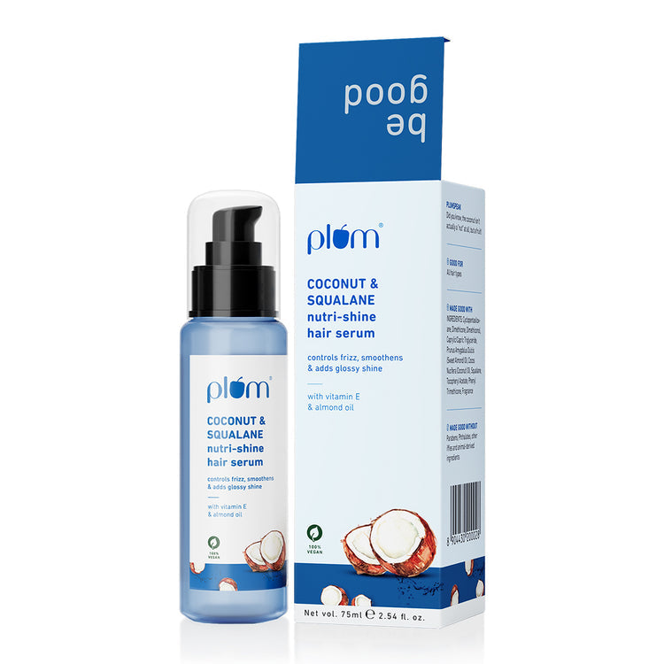 Plum Coconut & Squalane Nutri-Shine Hair Serum - 75 ML image 1
