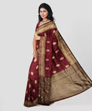 Banarasi Soft Silk Party Wear Saree & Blouse image 2