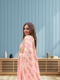 Women Georgette & Embroidery Sequence Work Saree With Blouse image 2