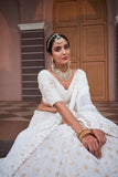 Georgette With Lucknowi Sequence Work Lengha Blouse & Dupatta image 2