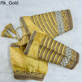Readymade Cobra Silk Blouse Wedding Bridal Saree Blouse image 4