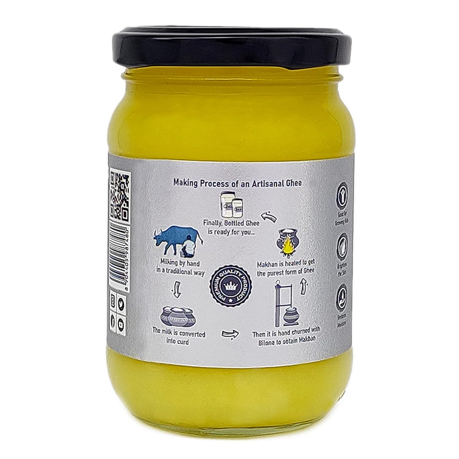 Nature's Trunk Buffalo Ghee - 250 gm image 2