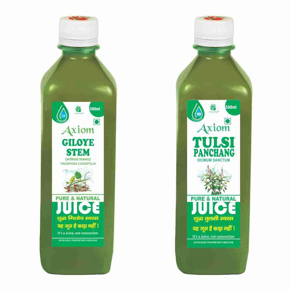 Axiom Jeevanras Tulsi Panchang / Giloy Stem Juice Combos image 1