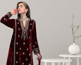 Pure Viscose Velvet Embroidery Sequence Work Top Bottom Dupatta image 2