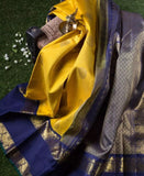 Soft Lichi Silk Designer Saree & Blouse image 2