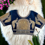 Silk Embroidery Work Blouse image 4