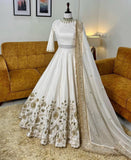 Sangeet Function Wear Slub Silk Lehenga Set Indian Wear Lengha Choli image 2