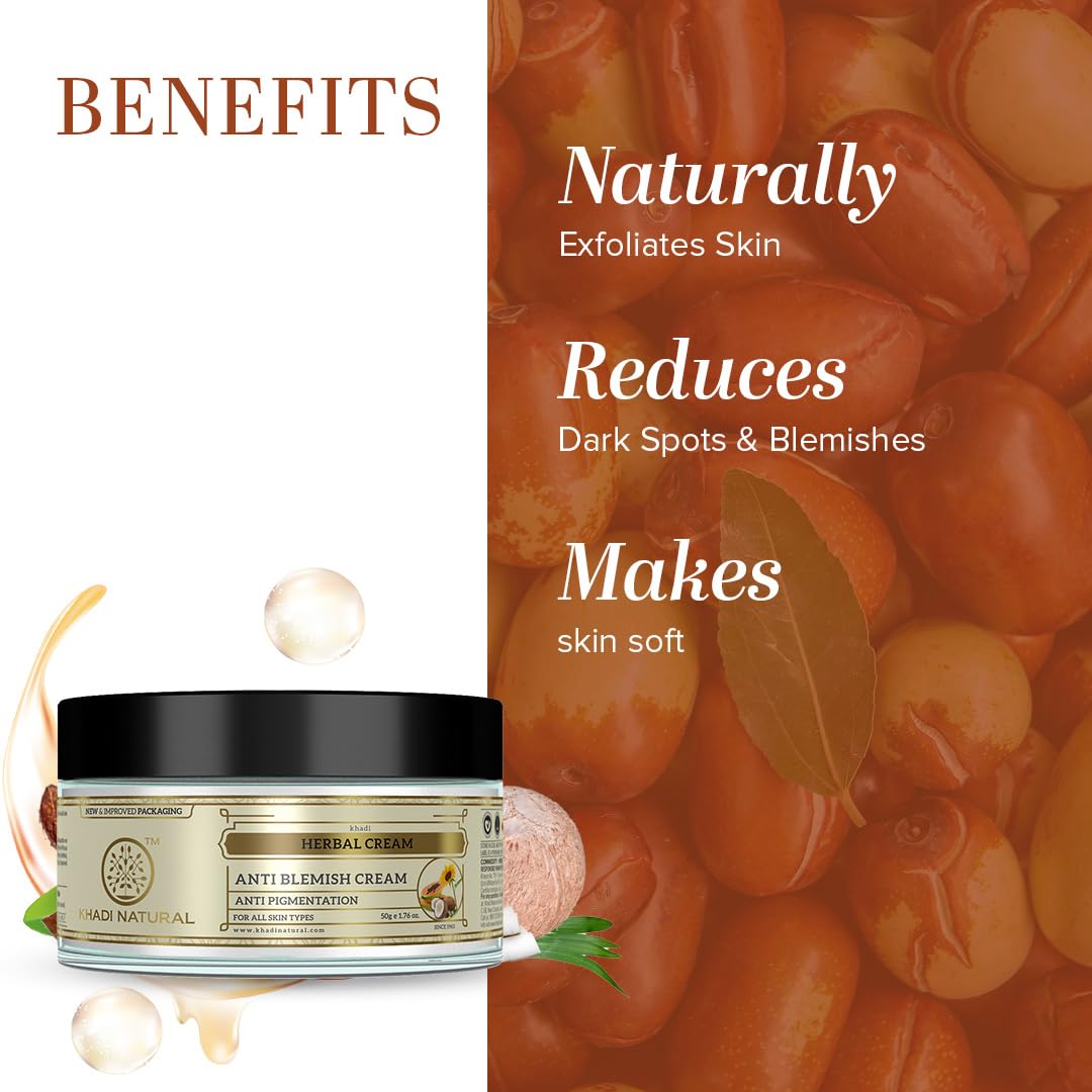 Khadi natural Anti Blemish Cream - 50gm image 2