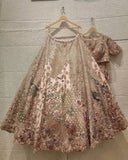 Japan Satin Silk & Sequence Embroidered Work Lehenga Blouse With Dupatta image 2
