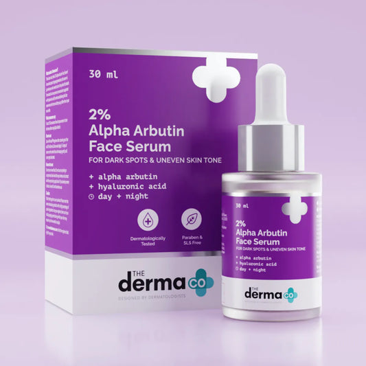 The Derma Co 2% Alpha Arbutin Face Serum For Dark Spots & Uneven Skin Tone image 1