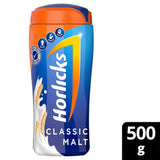 Horlicks Health & Nutrition Drink for Kids, 500g Jar Classic Malt Flavor Supports Immunity & Holistic Growth Health Mix Powder image 2
