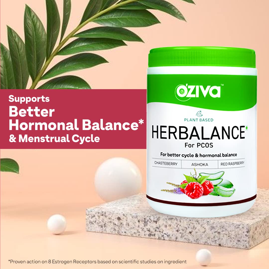 OZiva Plant Based Herbalance For Pcos - 250 gm - Pack of 1 image 2