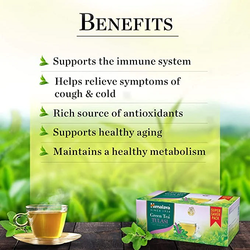 Himalaya Green Tea Tulasi - 20 Teabags image 2