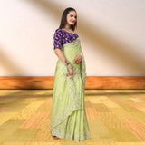 Dolla Silk Embroidery Work Saree image 2
