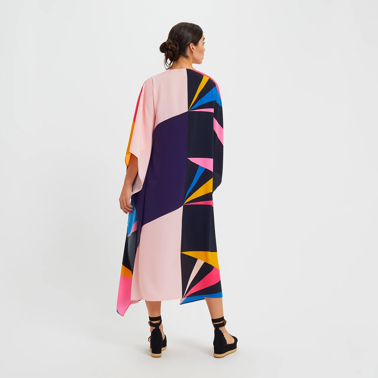Soft Silk Crepe Kaftan, Caftan For Women's image 2