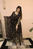 Fox Georgette With Embroidery Work With Full Sleeve Gown Bottom Dupatta image 2