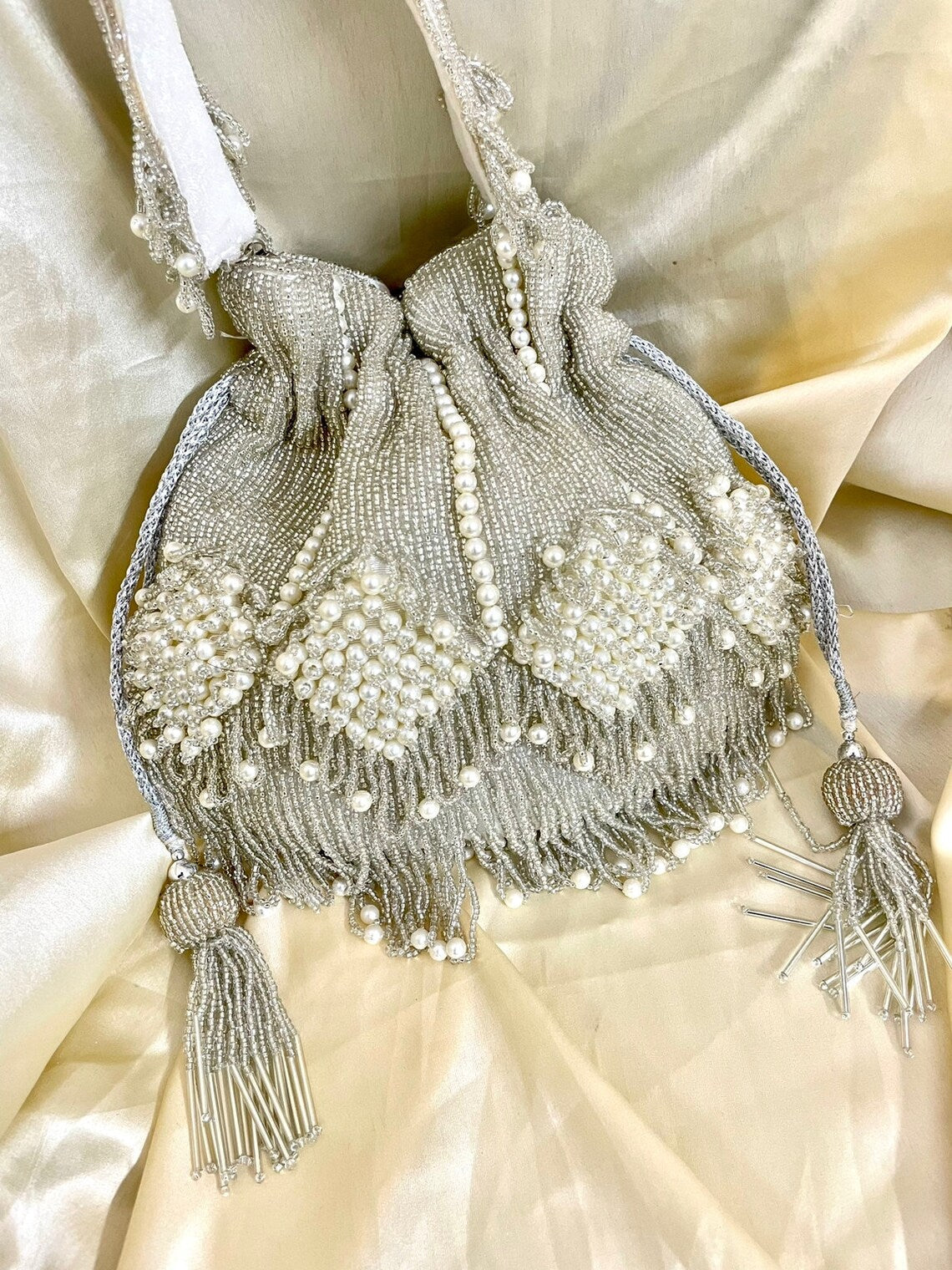 Gold Bridal Potli bag image 2