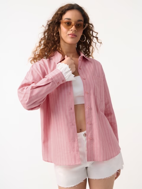 Angel Eyes Women Boyfriend Shirts image 1