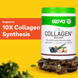OZiva Plant Based Collagen Builder - 250 gm - Berry Orange image 2