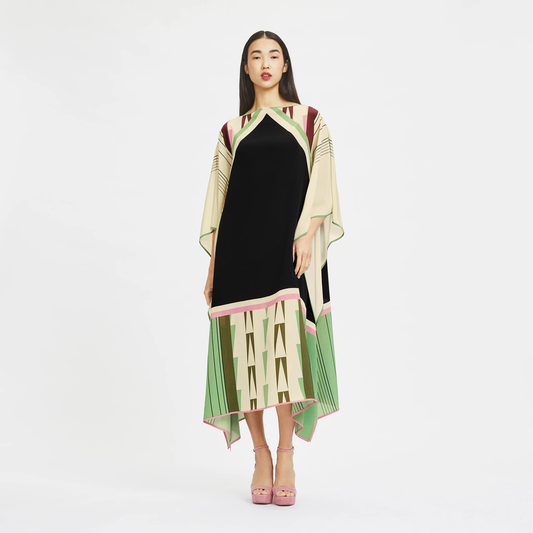 Women's Soft Silk Crepe Kaftan, Caftan Dresses image 1