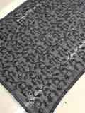 Black Color Georgette Party wear Saree image 3