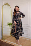Cotton Print With Neck Work Top Bottom Dupatta image 2