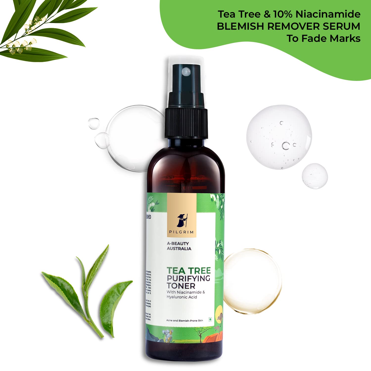 Pilgrim Australian Tea Tree & 1% Salicylic Acid Foaming Face Wash -120 ml image 3