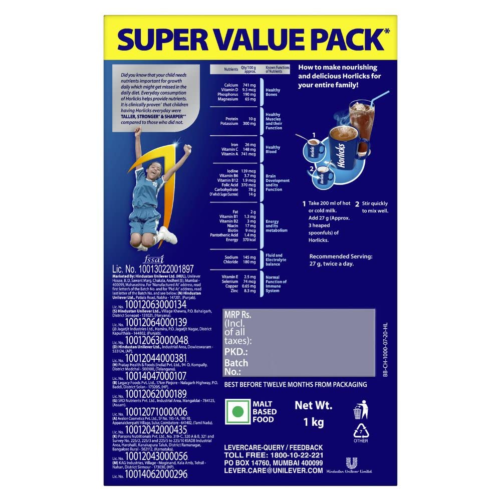 Horlicks Chocolate Delight Flavour - 1 kg image 2