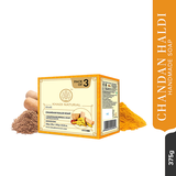 Khadi Natural Herbal Chandan Haldi Soap 125 g (Pack Of 3) image 2