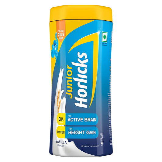 Junior Horlicks (1 to 6 Years) - Vanilla Flavor 500 gm image 1