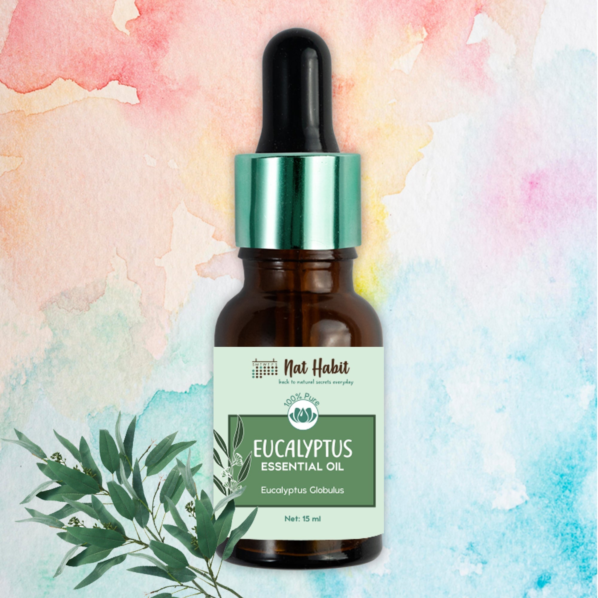 Nat Habit Pure Eucalyptus Essential Oil - 15 ml image 1