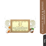 Khadi Natural Herbal Coconut Milk & Honey Soap, 125 g image 2