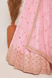 Heavy Georgette With Embroidery & Sequence Work Lehenga Blouse With Dupatta image 2
