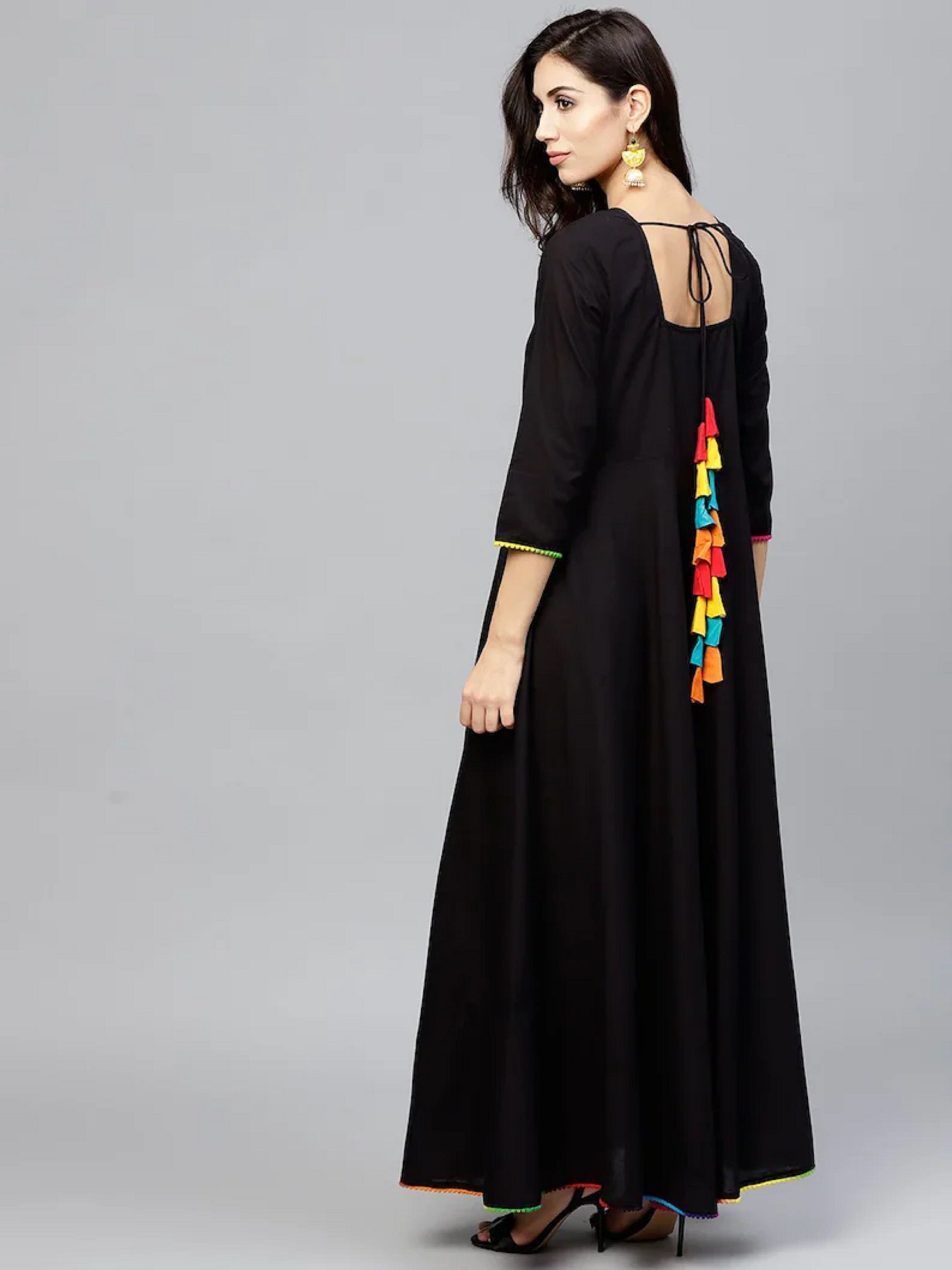 Women's 14 Kg Heavy Rayon A-Line Anarkali Kurti For Women's 13-SV9 image 2