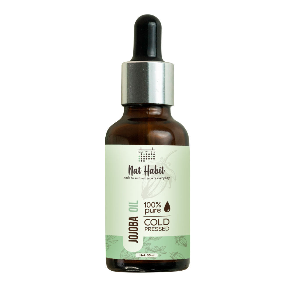Nat Habit Pure Cold Pressed Jojoba Oil - 30 ml image 2