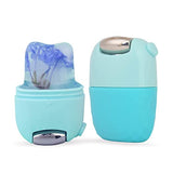 Vasu Facial Ice Massager for Face Eyes & Neck (Sky Blue) - 2 in 1 Ice Roller & Face Roller - 110 gms image 1