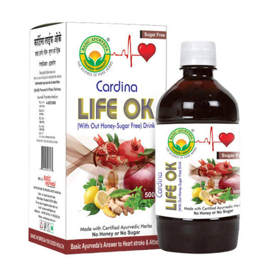 Basic Ayurveda Cardina Life Ok Drink Sugar Free - 500 ml image 1