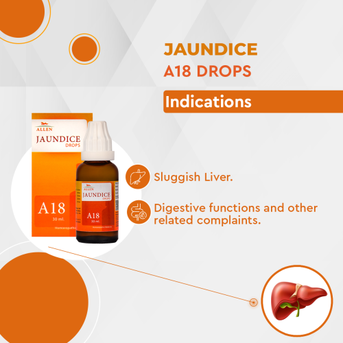 Allen Homeopathy A18 Jaundice Drops image 2