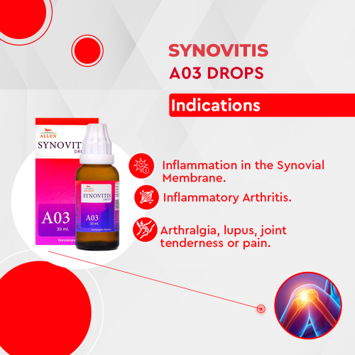 Allen Homeopathy A03 Synovitis Drops image 2