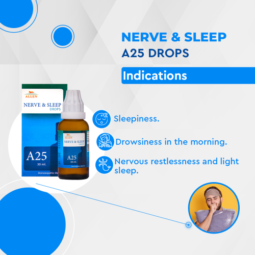 Allen Homeopathy A25 Nerve & Sleep Drops image 2