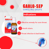 Allen Homeopathy Garlo-Sep Gargling Drops image 2