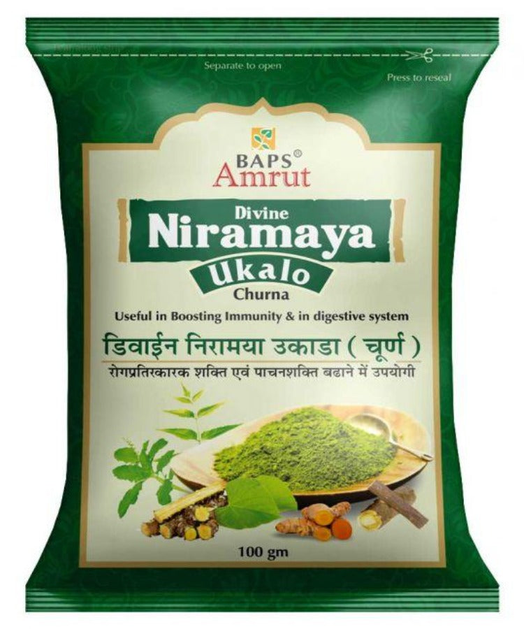 BAPS Amrut Divine Niramaya Ukalo Herbal Churna – 100g | Ayurvedic Wellness Blend image 1
