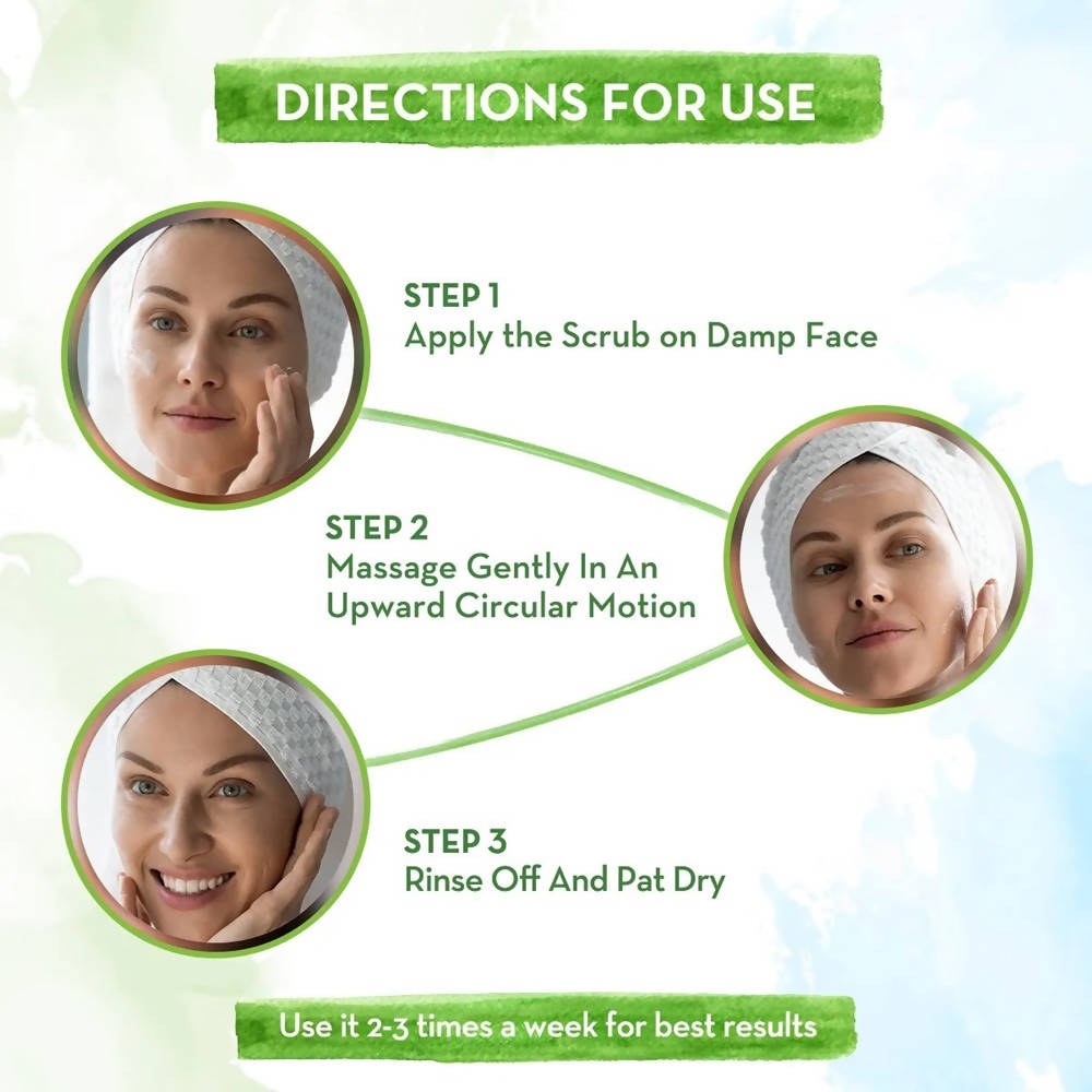 Mamaearth Rice Face Scrub With Rice Water & Niacinamide - 100 gms image 5
